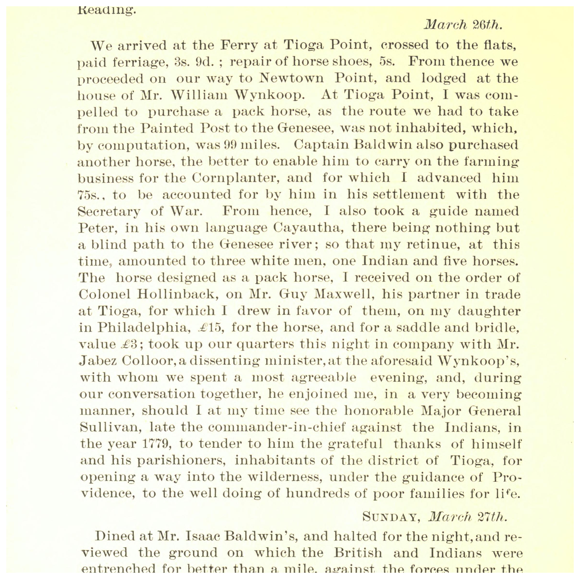 Proctor journal, PA Archives 2nd Ser. IV:470
