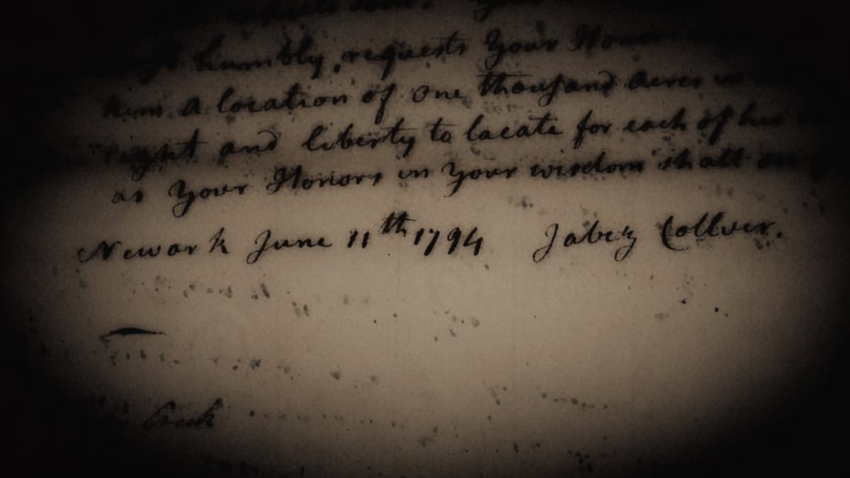 Echoes from the Frontier: The Petitions of Rev. Jabez Collver