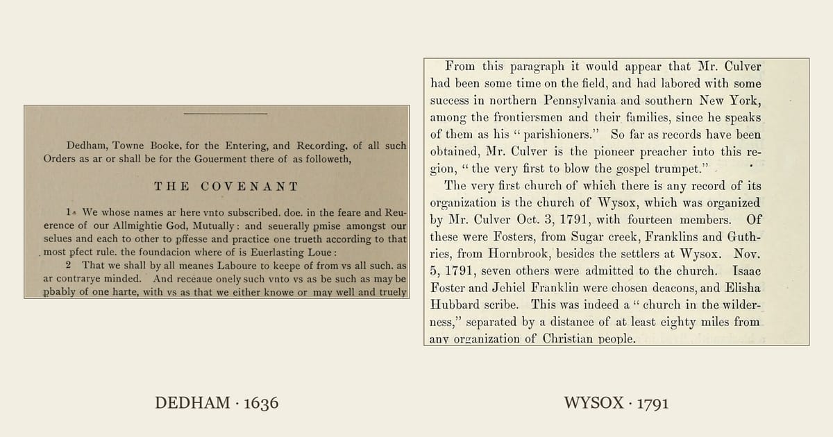 The Covenant, Signed Twice